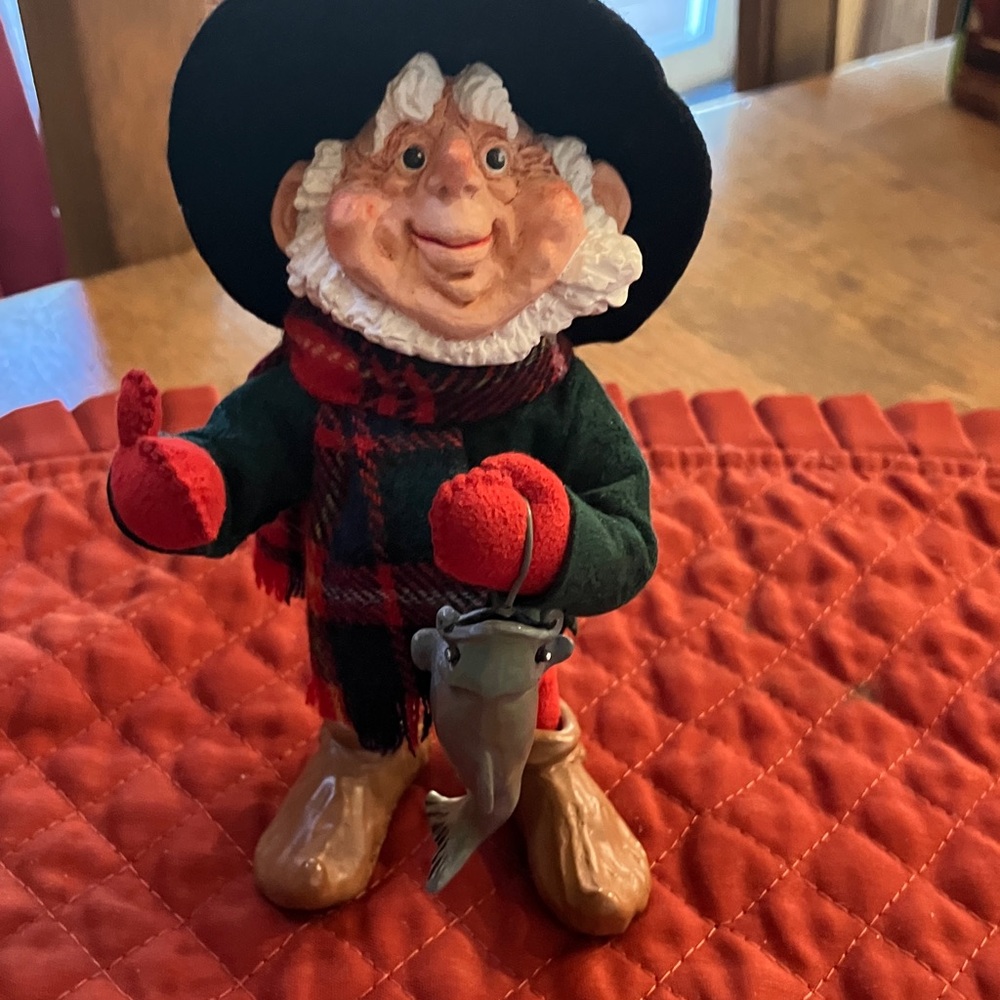 Vintage Handcrafted Simpich Elf named “Catfish“.